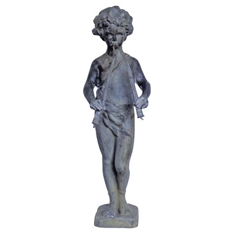 Imported from England. . Antique lead garden statues